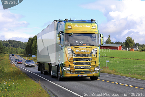 Image of Next Generation Scania S580 of Martin Pakos Trucking in Finland