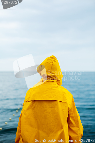 Image of Anonymous girl on waterfront