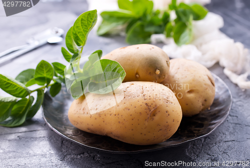 Image of raw potato