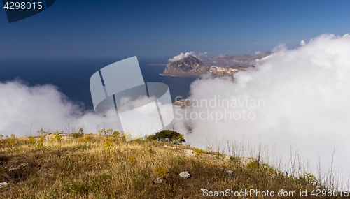 Image of Monte Cofano (Mount Cofano) in Sicily, Italy