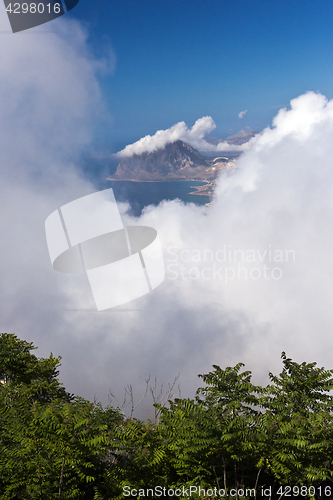 Image of Monte Cofano (Mount Cofano) in Sicily, Italy