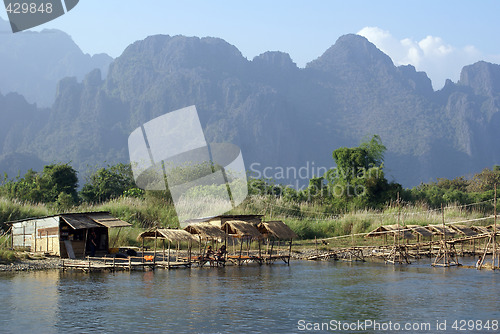 Image of River and mountain