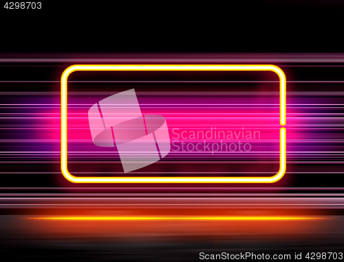 Image of design with colour neon elements