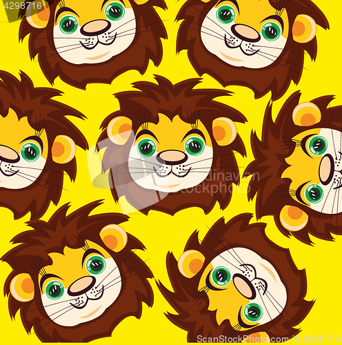 Image of Cartoon of the mug lion