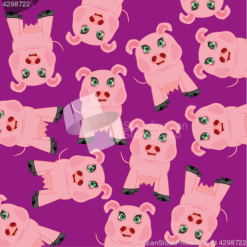 Image of Cartoon animal piglet