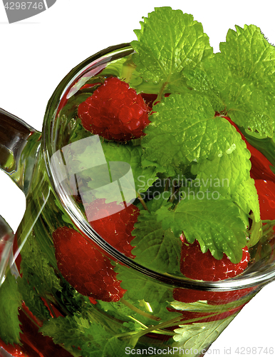 Image of Raspberry and Lemon-Balm Beverage