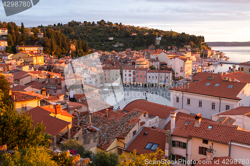 Image of Picturesque slovenian old town Piran