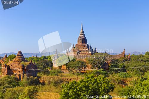 Image of Bagan buddha tower at day