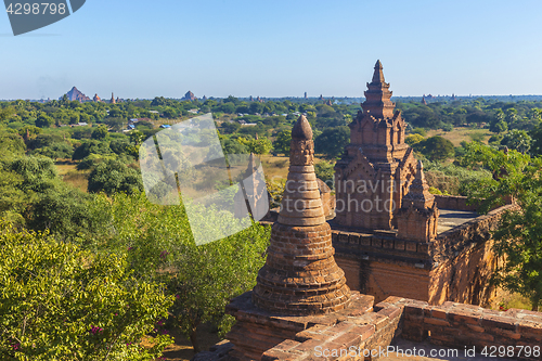 Image of Bagan buddha tower at day