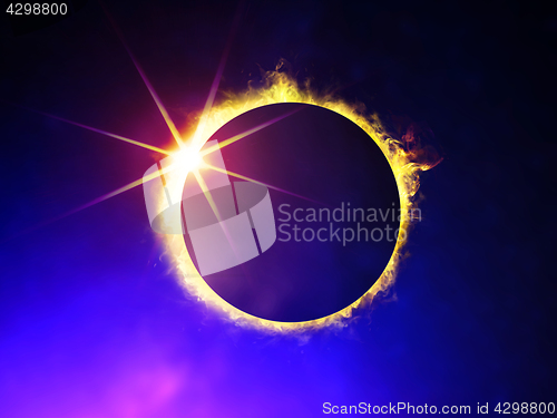 Image of eclipse of the Sun