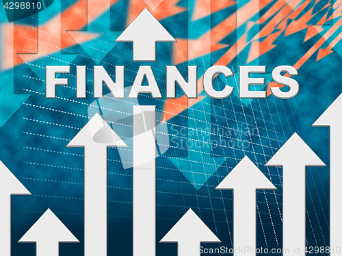 Image of Finances Graph Means Profit Commerce And Figures