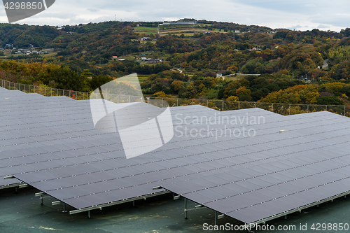 Image of Solar panel plant