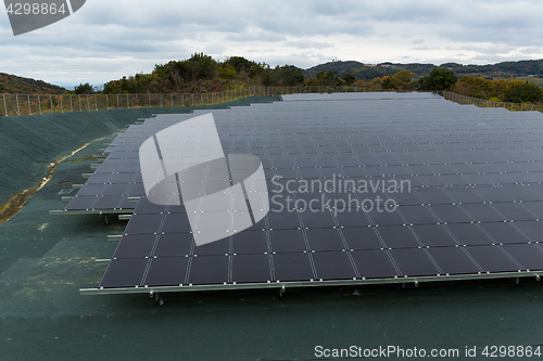 Image of Solar panel farm