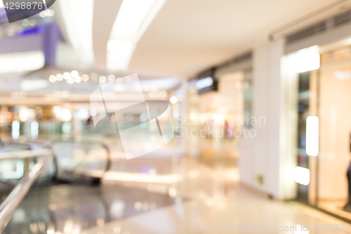 Image of Abstract blur shopping center