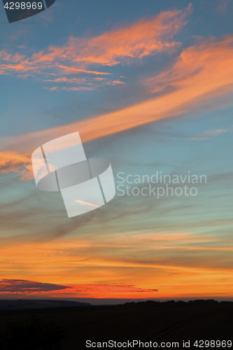 Image of Sunset Sky in Sussex