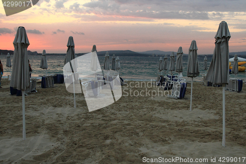 Image of bulgarian sea sunset