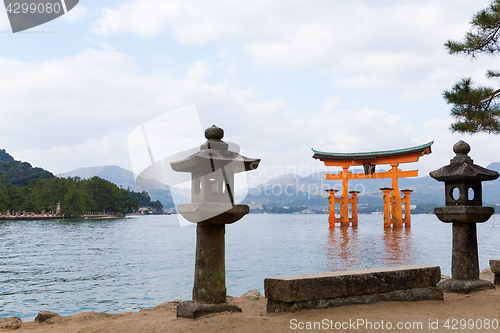 Image of Torii of Itsukushima Shrine 