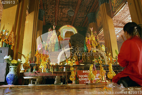 Image of Girl in temple