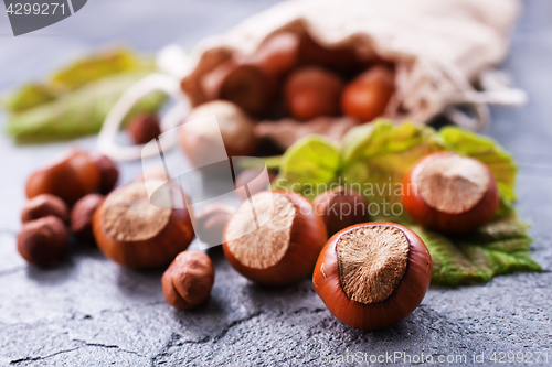 Image of hazelnuts