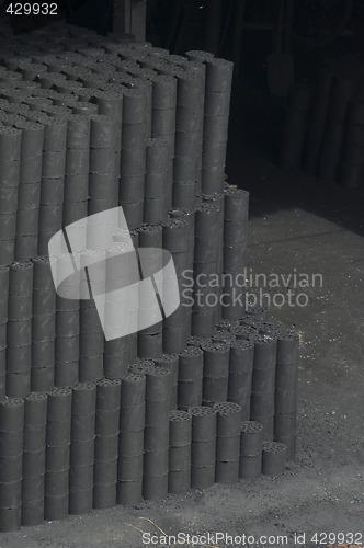 Image of Blocks of charcoal