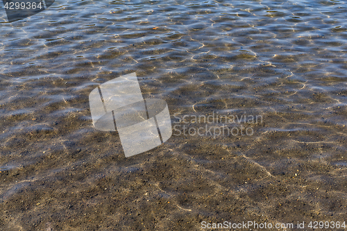 Image of Water wave on water pond