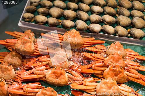 Image of Seafood sell in fish market