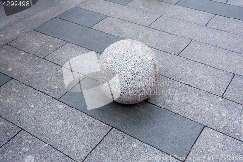 Image of Photo of one marble ball