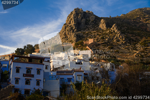 Image of Chefchaouen, the blue city in the Morocco.