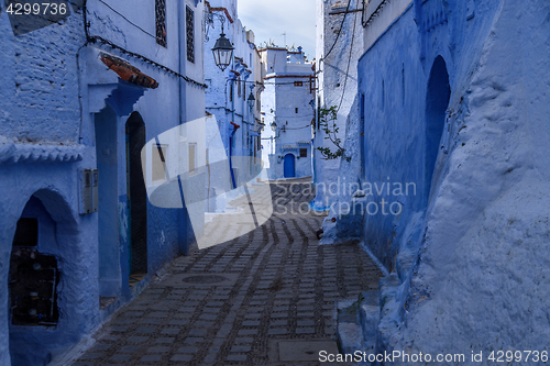 Image of Chefchaouen, the blue city in the Morocco.