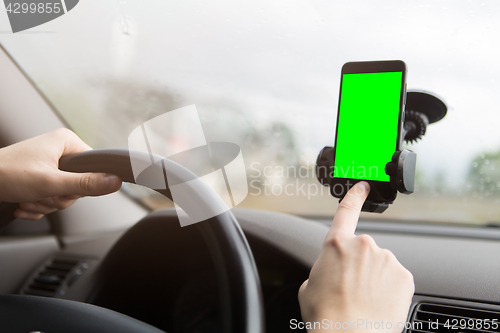 Image of Photo of man with smartphone