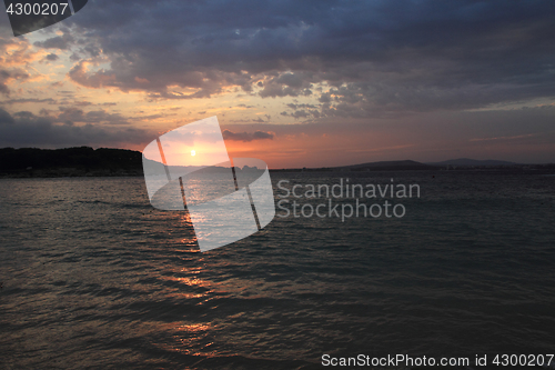 Image of bulgarian sea sunset