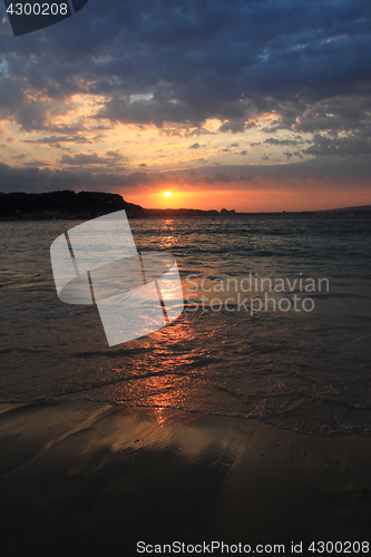 Image of bulgarian sea sunset