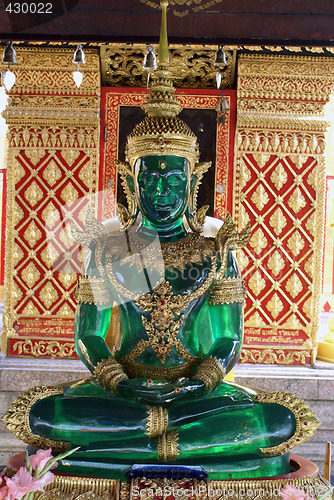 Image of green Buddha