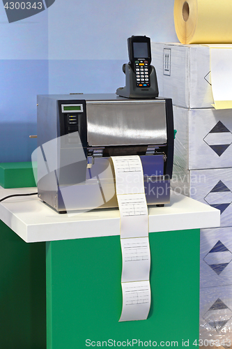Image of Barcode printer