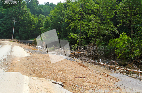 Image of Flooding debris