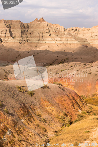 Image of Geology Rock Formations Badlands National Park South Dakota