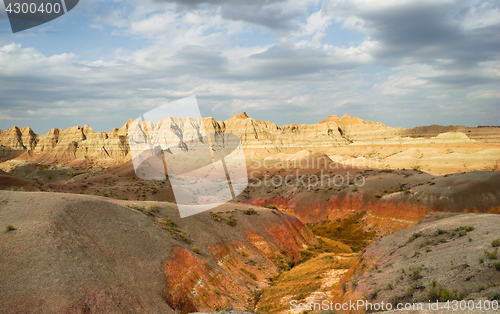 Image of Geology Rock Formations Badlands National Park South Dakota