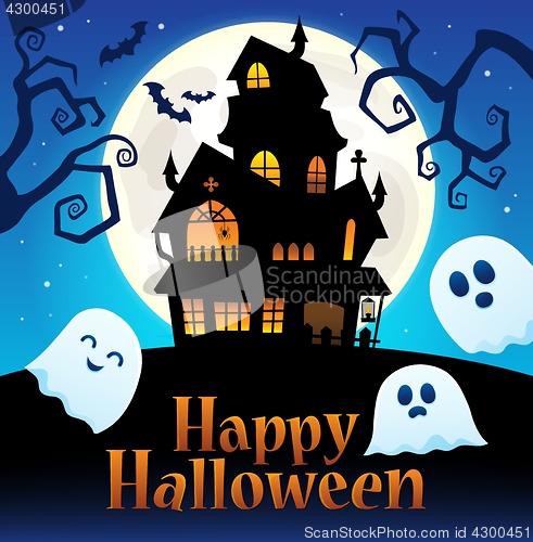 Image of Happy Halloween sign thematic image 2