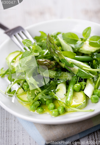 Image of green summer salad