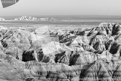 Image of Geology Rock Formations Badlands National Park South Dakota