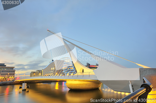 Image of The Samuel Beckett Bridge