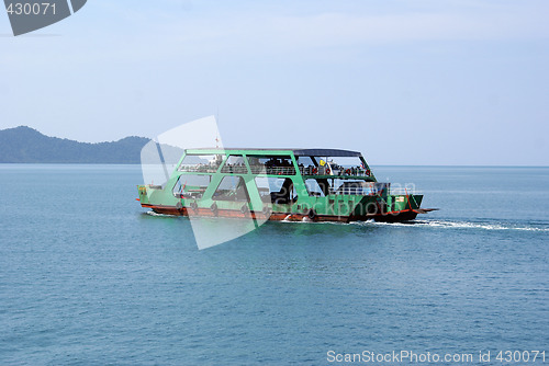 Image of Green ferry