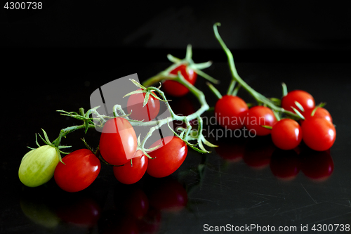 Image of Bunch of cherry tomatoes