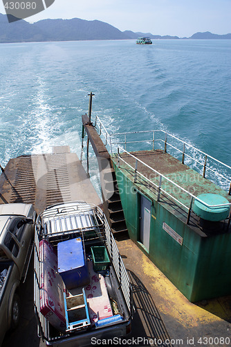 Image of Cars and ferry