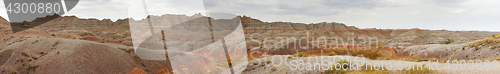 Image of Geology Rock Formations Badlands National Park South Dakota