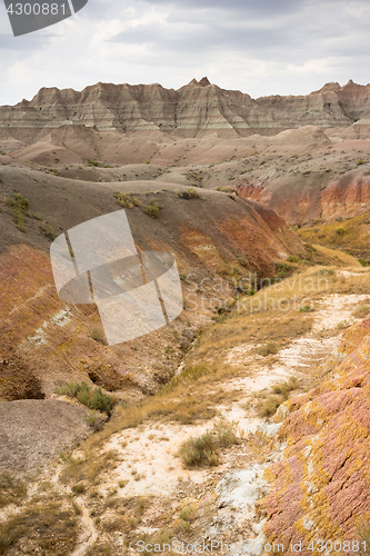 Image of Geology Rock Formations Badlands National Park South Dakota