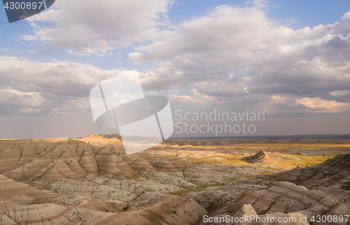 Image of Geology Rock Formations Badlands National Park South Dakota