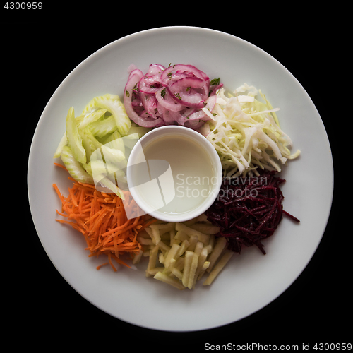 Image of vegetables on a plate