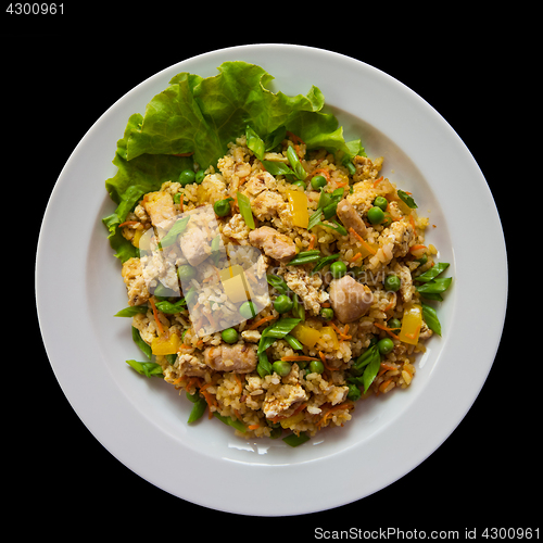 Image of Rice with chicken meat
