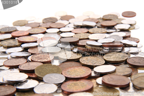 Image of czech coins background